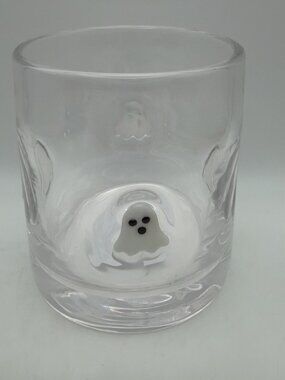 Crate & Barrel Ghost Double Old Fashion Icon Juice Glass New